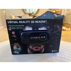 ReTrak Utopia 360 Virtual‎ Reality 3D Headset for Smartphones Black ETVRC